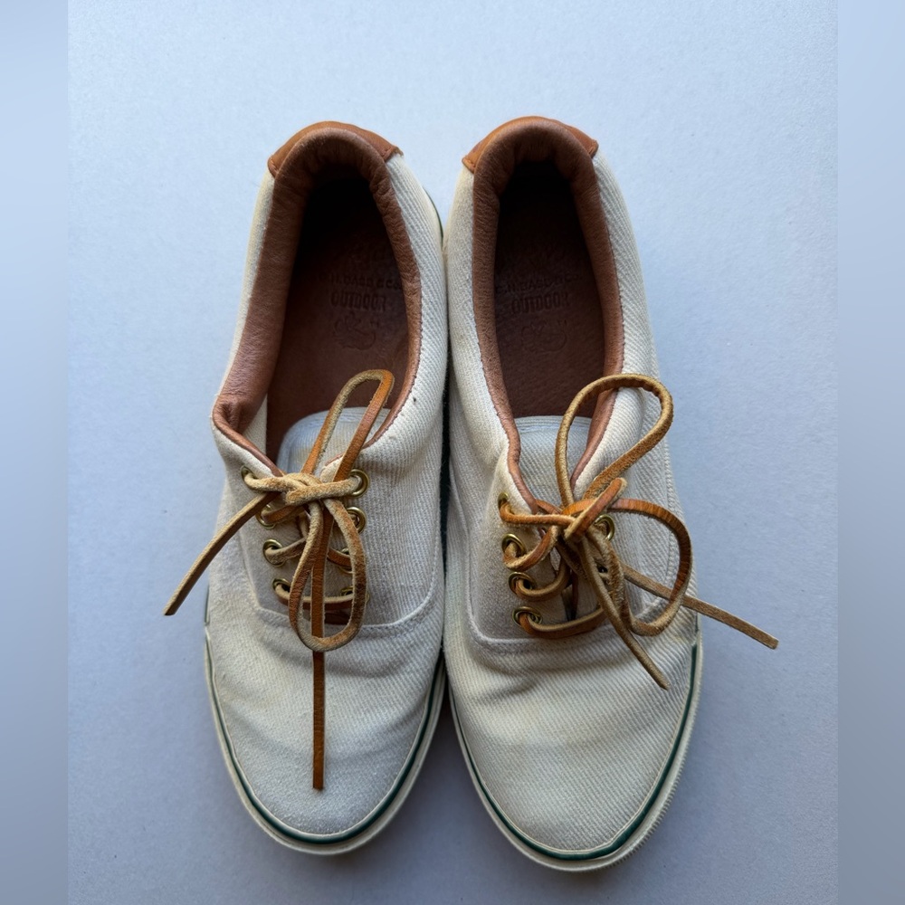 G.H. Bass & Co. White and Brown Sneakers